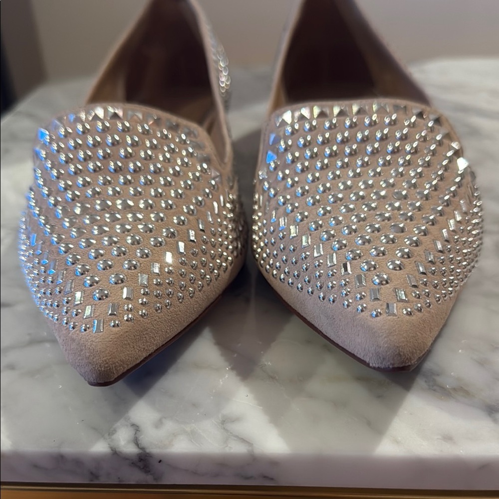 Linea Paolo Studded Flats Blush - Picture 2 of 5